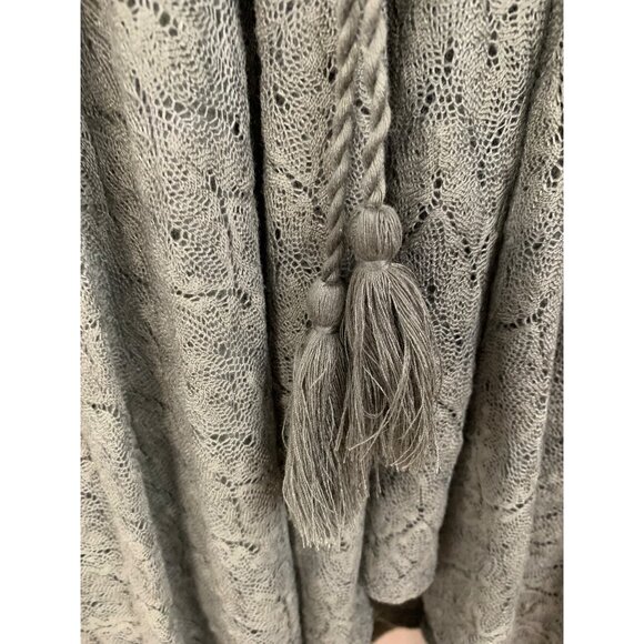 Bebe Olive Lace Overlay Scarf Hem Dress Sweatshirt Strappy NWT $139 Size S - Picture 11 of 13